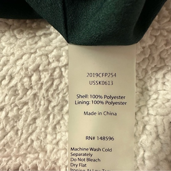 Universal Standard Forest Green Blair Swiss Dot Chiffon Skirt - Picture 11 of 13